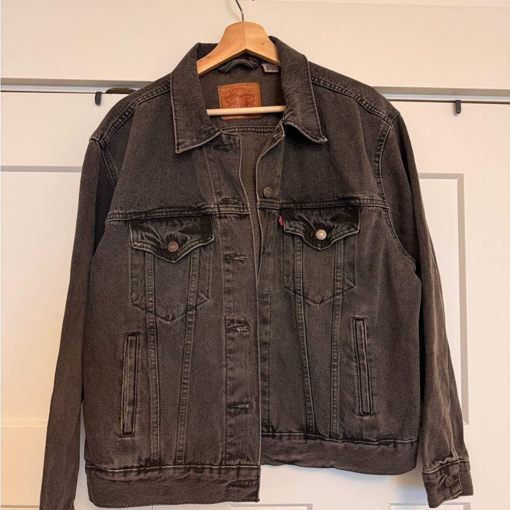 Levi's Classic faded black Denim Jacket